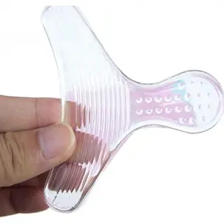 Jumada Siliconen Hielbeschermers - Inlegzolen - Hielbeschermingsgel - Hakken/pumps - Transparant - één Maat - Enkele