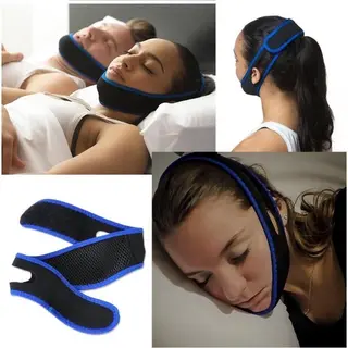 Jumada - Hoofdband Tegen Snurken - Anti Snurk - Hoofdband - Geen Snurken - Zwart / Blauw - 1 Stuk