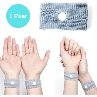 Jumada's - Anti-Misselijkheid Bandjes, 1 Paar - Anti Stoom Armbanden