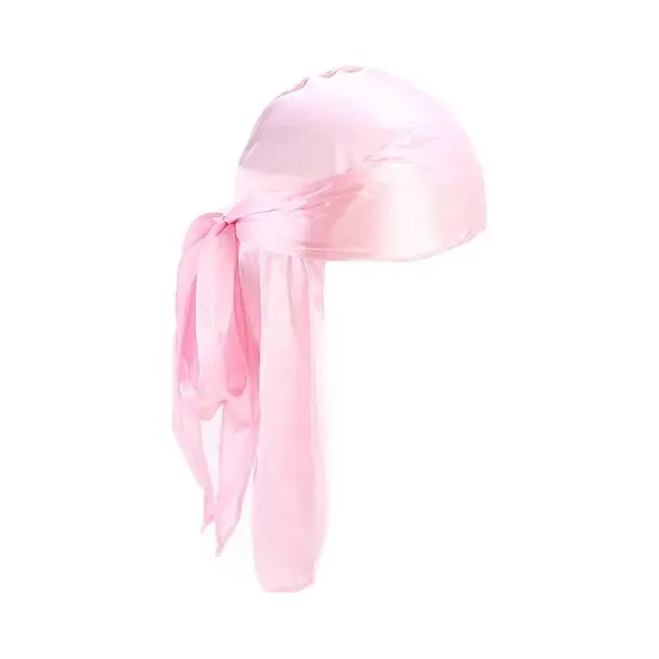 Knaak Durag Roze - Satijn - Premium Kwaliteit - Comfortabel - Voor Waves, Dreadlocks & Slapen thumbnail
