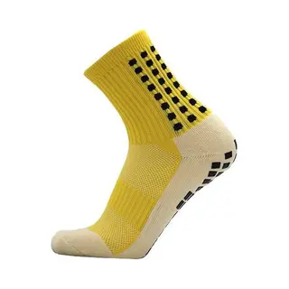 Knaak Gripsokken Geel - Anti-Slip Sportsokken Voor Voetbal, Fitness & Hardlopen - Anti-Blaren