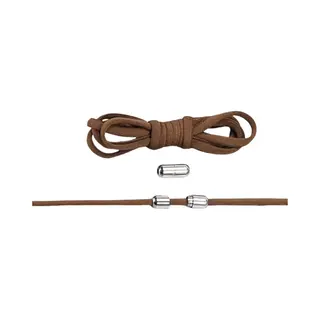 Knaak Elastische Veters - Niet Meer Strikken! - Bruin - Schoenveters - 2 Stuks - Rekbaar Tot 150 Cm