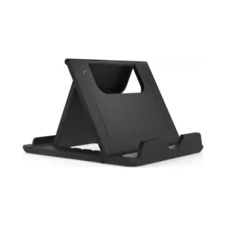 Knaak Verstelbare Telefoonhouder - Universele Smartphone Standaard Bureau Tafel - Zwart