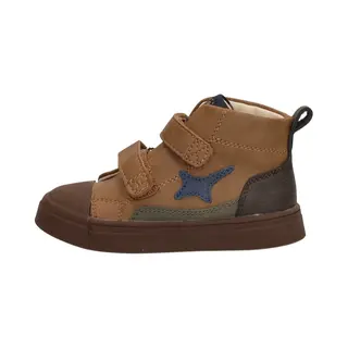 Shoesme Cognacfarbener Stiefel Mit Patches