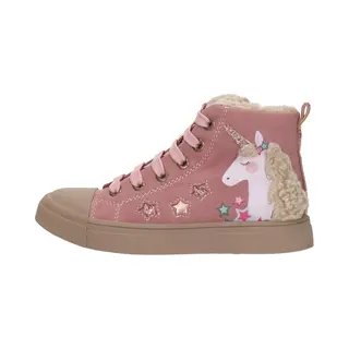 Shoesme Sh25w035 Sneakers Meisjes - Leren Sneaker - Roze - Maat 29