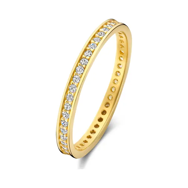 Isabel Bernard Ring Goud / Transparant thumbnail