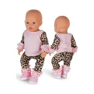 Isa's Friends® - Poppenkleding - Kleertjes Geschikt Voor O.a. Baby Born - 43 Cm - Schattig Huispak