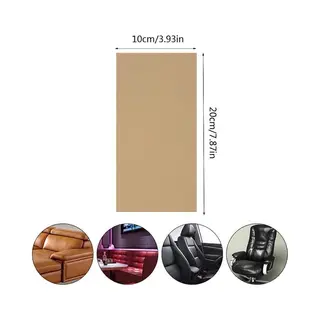 Gear3000 Gear 3000® Pu Leer Reparatie Set - Leather Repair - Leder Patch - Zelfklevende Sticker Beige