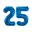 Blauw, Cijfer 25