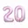 Cijfer 20, Roze