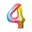 Cijfer 4, Regenboog
