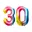 Cijfer 30, Regenboog