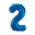 Blauw, Cijfer 2