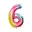 Cijfer 6, Regenboog