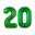Cijfer 20, Groen