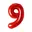 Cijfer 9, Rood