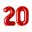 Cijfer 20, Rood