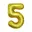 Glitter 5, Goud