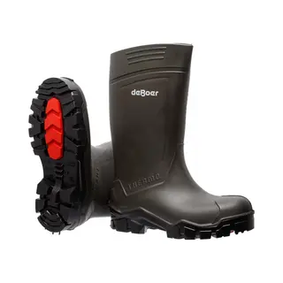De Boer Workwear, Werkschoenen, De Boer Werklaars Thermo Groen, Beveiligd S5 - Maat 38 (S5, 38)