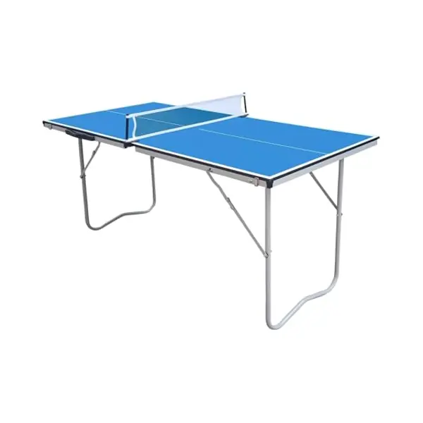 Cougar Tischtennisplatte Mini 1500 Basic Klappbar In Blau | Indoor Klappbarer & Tragbarer Tischtennistisch | Ping Pong Tisch Für Kinder & Erwachsene thumbnail