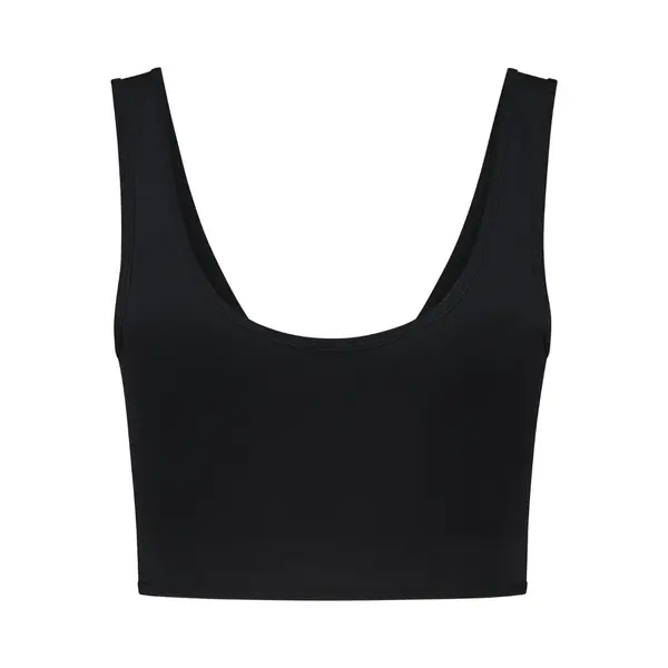 Bye Bra Soft Touch Seamless Reversible Bra Top, Black, Xxl thumbnail