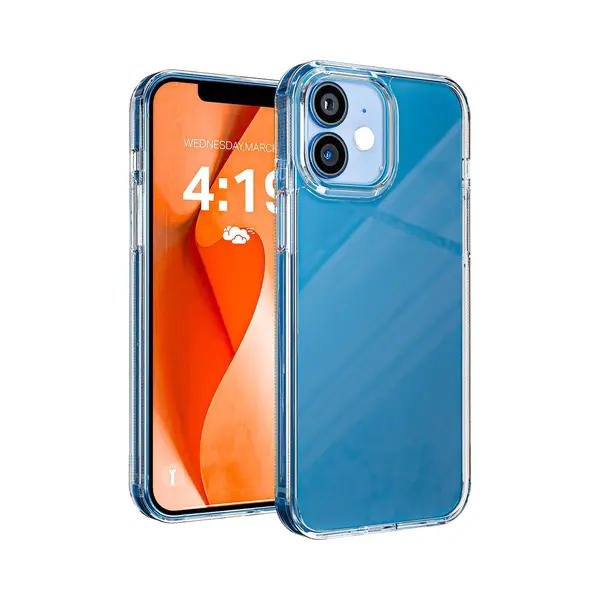 My Case Hoesje Geschikt Voor IPhone 12/ 12 Pro Hoes Transparant - My Case Shockproof Case thumbnail