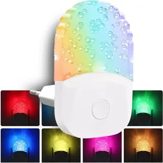Kleuren Rgb Nachtlampje Stopcontact - Led Lamp Kleur - Slaaplampje Kinderen - Mood Lamp - Stekkerlamp - Nachtlampje Baby - Nachtlampje Volwassenen -