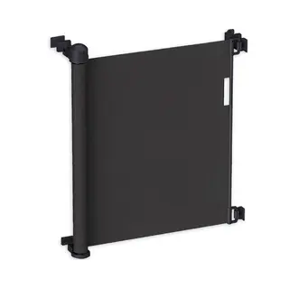 Goliving Oprolbaar Traphekje - Veiligheidshekje - Kinderhekje - Push & Turn - 10 Tot 150 Cm Breed - Aluminium Frame - Mesh - Zwart