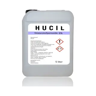Hucil Waterstofperoxide 6% - Zuurstofwater 6 Procent - 5 Liter