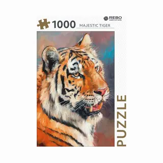 Rebo Legpuzzel 1000 Stukjes - Majestic Tiger