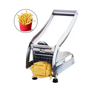 Frietsnijder - Patatsnijder - Professioneel - Rvs - Zilver