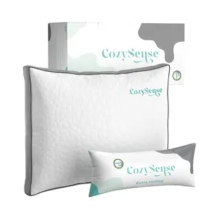 CozySense® Memory Foam Pillow - Ergonomisches Memory Foam Pillow - Gegen Nackenschmerzen - Verstellbares Schlafkissen - Seitenschläfer, Rücken- Und