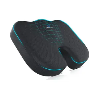 Safe Age® Zitkussen Orthopedisch & Ergonomisch - Stuitkussen - Wigkussen - Ergonomisch Zitkussen - Ringkussen - Traagschuim - Stuitje
