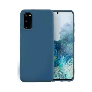 ShieldCase Hoesje Geschikt Voor Samsung Galaxy S20 Hoesje Siliconen - Blauw - Duurzaam Telefoonhoesje - Stijlvol En Flexibel Design - Hoogwaardig