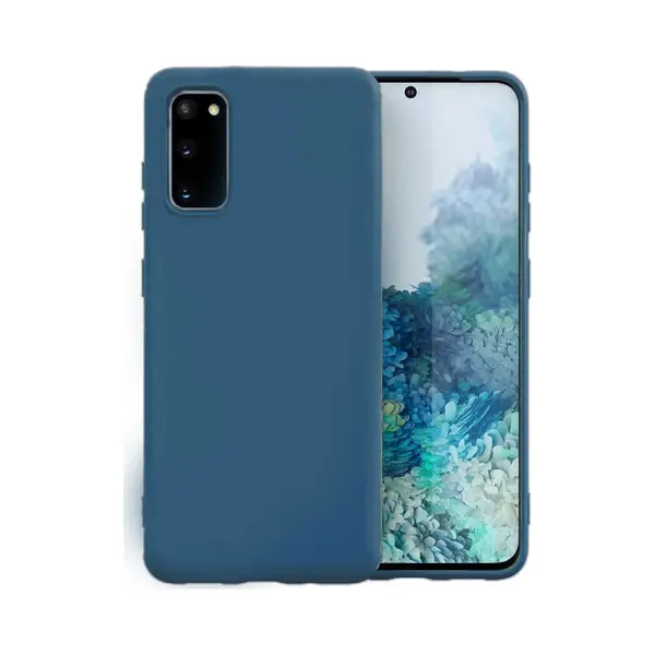 ShieldCase Hoesje Geschikt Voor Samsung Galaxy S20 Hoesje Siliconen - Blauw - Duurzaam Telefoonhoesje - Stijlvol En Flexibel Design - Hoogwaardig thumbnail