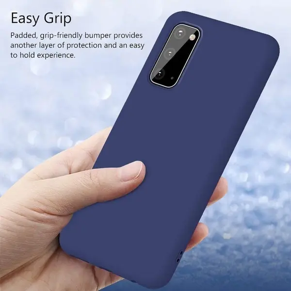 ShieldCase Silicone Case Geschikt Voor Samsung Galaxy A41 Hoesje - Optimale Bescherming - Perfecte Pasvorm - Tpu Materiaal - Blauw thumbnail