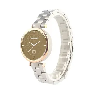 Stalen Smartwatch Bandje - Geschikt Voor Garmin Lily Stalen Band - Zilver - Strap-it Horlogeband / Polsband / Armband