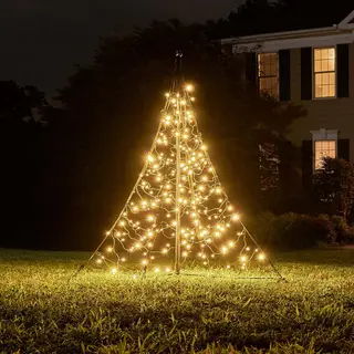 Fairybell Kerstboom Voor Buiten - All Surface / Geschikt Voor Alle Ondergronden - 150CM-240LED - Warm Wit Met Twinkle