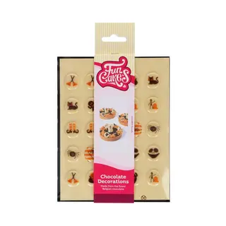 FunCakes Chocolade Decoraties - Halloween - Figuren - Set/25
