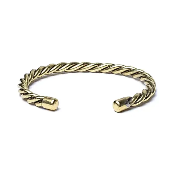 Phoenix Import Mani Bhadra Gedraaide Armband Goudkleurig thumbnail