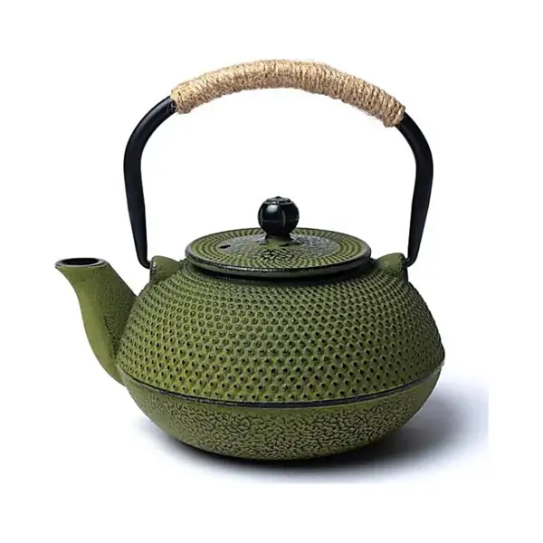 Mani Bhadra Tetsubin Gietijzeren 0, 6 Liter Theepot Groen (zonder Coating) thumbnail