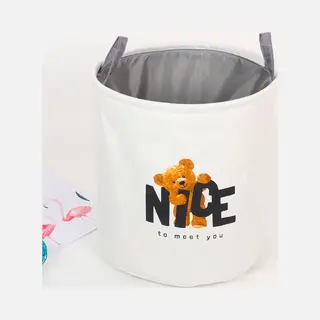 Miro. Miro® Wasmand Babykamer - Kinder Speelgoed Opbergmand - Babykamer & Kinderkamer - Speelgoedmand - Opvouwbaar - Nice