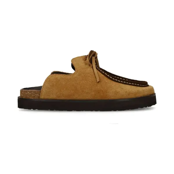 Sacha Beige Suède Clogs Met Bruine Upper thumbnail