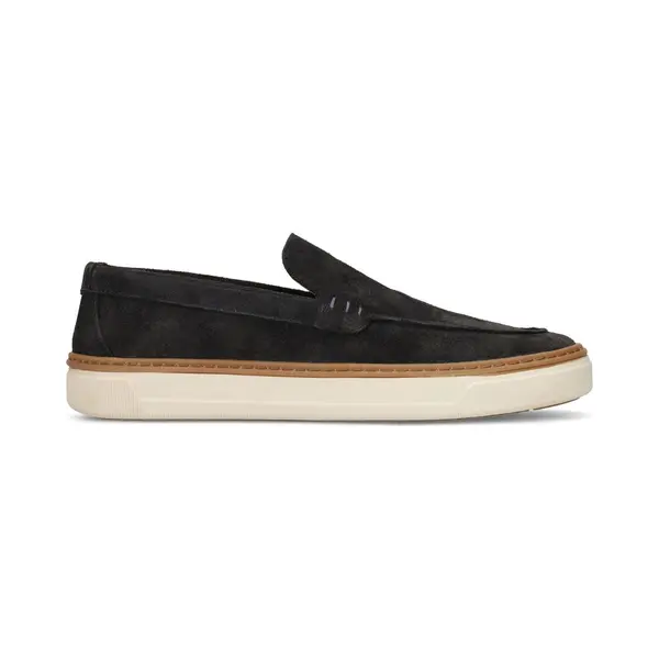 No Stress Dunkelblaue Veloursleder-Loafer thumbnail