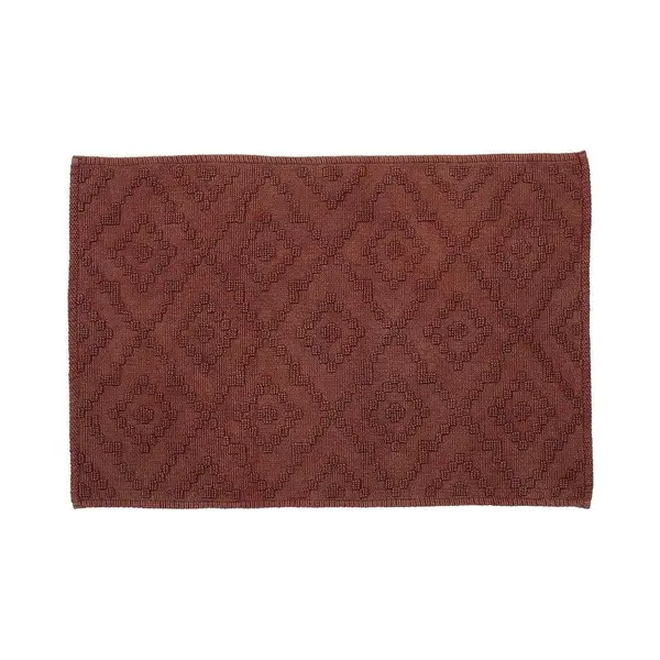 Sealskin - Aztec Badmat 60x90 Cm - Katoen - Donkerroze thumbnail