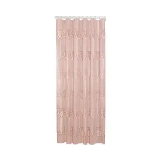 Sealskin Brave Shower Curtain 180x200 Cm Peva Dark Pink / White