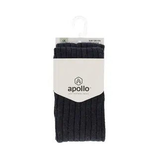 Apollo - Maillot - Donkerblauw - Melange - Rib - Patroon - Maat 128/134