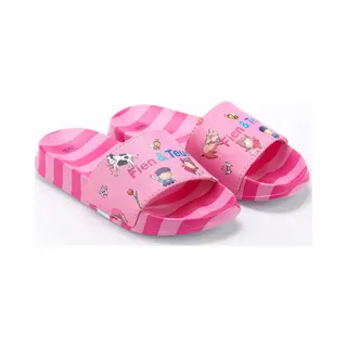 Fien & Teun - Badslippers - Roze - Maat 29/30