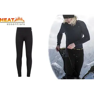Heat Essentials - Thermo Ondergoed Heren - Thermobroek Heren - Zwart - Xxl - Thermo Kleding Heren - Thermo Legging Heren - Ook Als Thermo Set