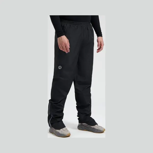 Rogelli Commuter Essential Regenbroek Dames En Heren - Waterdicht - Met Schoenbescherming - Zwart - Maat L thumbnail
